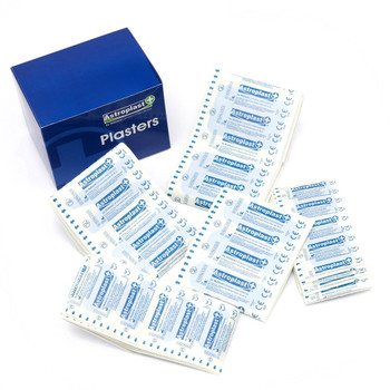 Astroplast Plasters Blue Assorted Sizes Pack 150 1213001