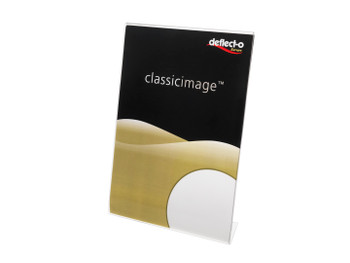 Deflecto Slanted Sign Holder A4 Portrait Clear 47401 47401