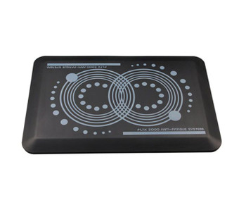 Floortex Afs-Tex 2000 Anti Fatigue Mat for Sit Stand Workstations Antimicrobial UFCA22032BK