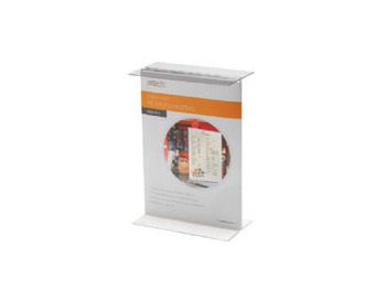 Deflecto Stand Up Sign Holder A5 Portrait Clear 47901