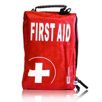 Blue Dot Motorist First Aid Kit Packed In Series Bag Red 110263