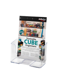 Deflecto Literature Holder A5 Portrait Clear 74901