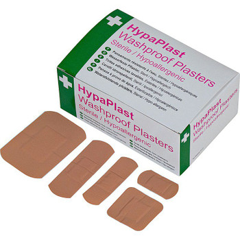 Safety First Aid Hypaplast Pink Washproof Assorted Sizes Pack 100 D9010 D9010
