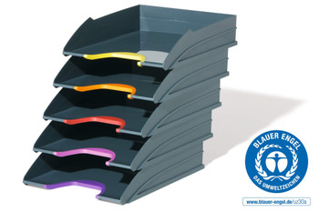 Durable Varicolor Letter Tray Set Pack 5 770557