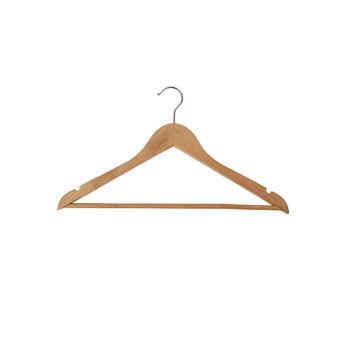 Alba Wooden Coat Hanger With Bar Pack 25 PMBASIC BO PMBASIC BO