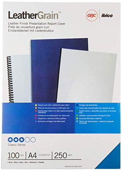 GBC LeatherGrain Binding Cover A4 250 gsm CE040020 CE040020