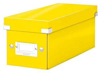 Leitz Click & Store WOW CD Storage Box Yellow 60410016 60410016