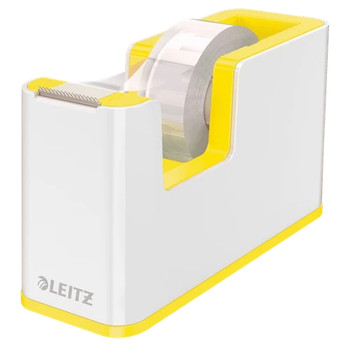 Leitz WOW Tape Dispenser White/Yellow 53641016 53641016