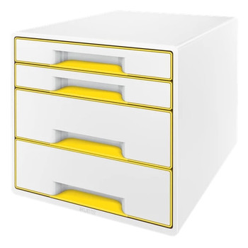 Leitz WOW CUBE Drawer Cabinet Yellow 52132016 52132016