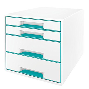 Leitz WOW CUBE Drawer Cabinet Ice Blue 52132051 52132051
