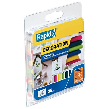 Rapid 7 mm Glue Sticks Coloured 5001426 5001426