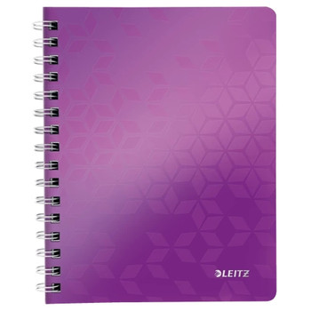 Leitz WOW Notebook A5 ruled wirebound with PP cover 46390062 46390062