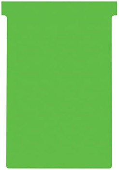 Nobo T-Cards Size 4 Pack of 100 Green 2004005 2004005