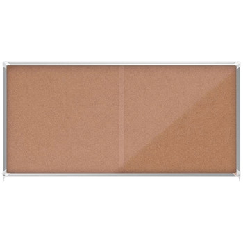 Nobo Premium Plus Cork Lockable Notice Board 27xA4 1915333 1915333