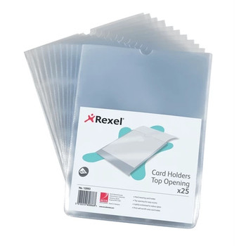 Card Holders A5 Clear 25 12093 12093