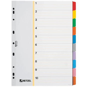 Rexel Card 10-Part Divider A4 3 1840400 1840400