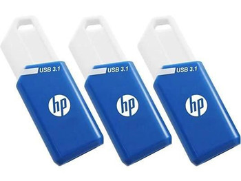 HP P-HPFD755W128X3-GE X755W Pack X3 Usb Flash Drive P-HPFD755W128X3-GE