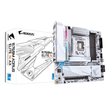 Gigabyte B760M AORUS ELITE X AX Motherboard - Supports Intel B760M AORUS ELITE X AX