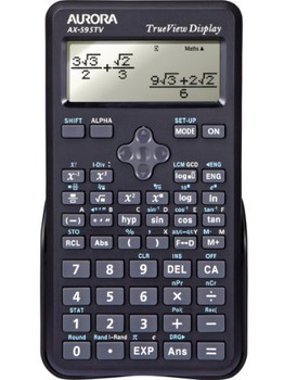 Aurora AX-595TV Scientific Calculator Black AX595TV