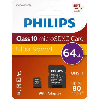 Philips FM64MP45B/10 Fm64Mp45B/00 Memory Card 64 FM64MP45B/10