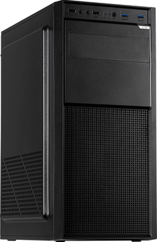 Inter-Tech 88881362 A-301 Quad Midi Tower Black 88881362