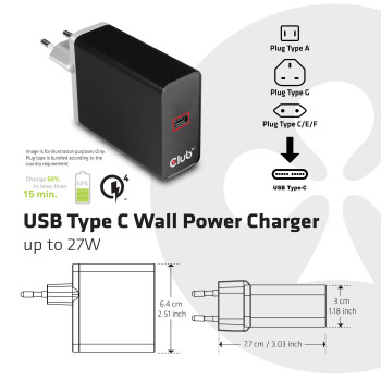 Club3D CAC-1901EU Mobile Device Charger Gaming CAC-1901EU