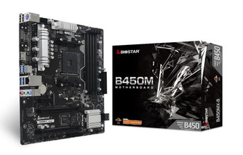 Biostar B450MX-S Motherboard Amd B450 Socket B450MX-S