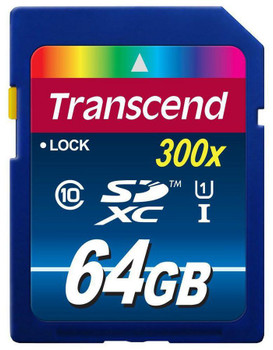Transcend TS64GSDU1 SDHC UHS-I 64GB Class 10 300X TS64GSDU1