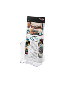 Deflecto Literature Holder Dl Portrait Clear 77501
