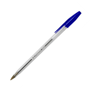 Valuex Ballpoint Pen 1.0Mm Tip 0.7Mm Line Blue Pack 50 886003