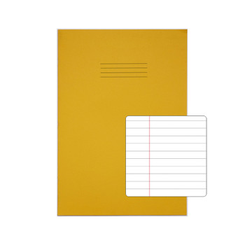 Rhino A4+ 13 X 9 " Oversized Exercise Book 48 Page 8Mm Ruled Feint With Margin Y VDU048-243-6