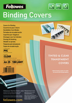 Fellowes 5380001 Binding Cover A4 Pvc 5380001