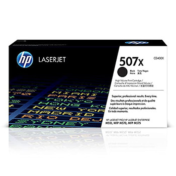 Hp 507X High Yield Black Toner Cartridge 11K Pages - CE400X CE400X