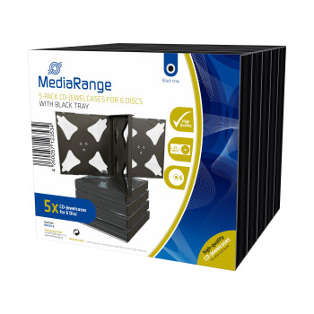 MediaRange BOX34-6 Optical Disc Case Jewel Case BOX34-6