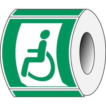 Brady E/E026/NT/PE-100X100-250 ISO Safety Sign - Emergency E/E026/NT/PE-100X100-250