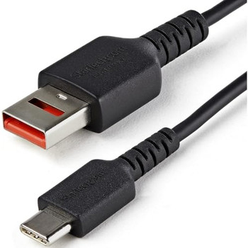 Startech.Com 1M Usb A To Usb C Secure Charging Data Blocking Protector Adapter C USBSCHAC1M