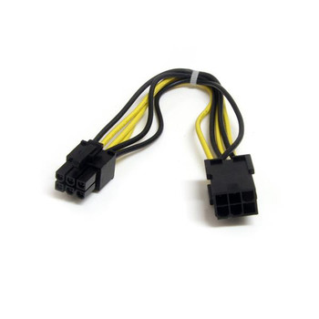 Startech.Com 8In 6 Pin Pci Power Extension Cable PCIEPOWEXT