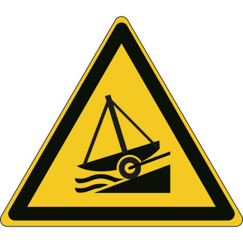 Brady W/W044/NT/ALU-TRI315-1 ISO Safety Sign - Warning W/W044/NT/ALU-TRI315-1