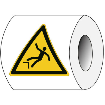 Brady PIC W008-TRI 100-PE-ROLL/1 ISO Safety Sign - Warning PIC W008-TRI 100-PE-ROLL/1