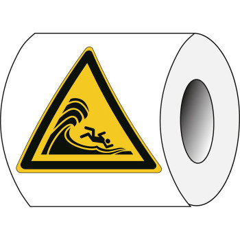 Brady W/W065/NT/PE-TRI100-250 ISO Safety Sign - Warning W/W065/NT/PE-TRI100-250