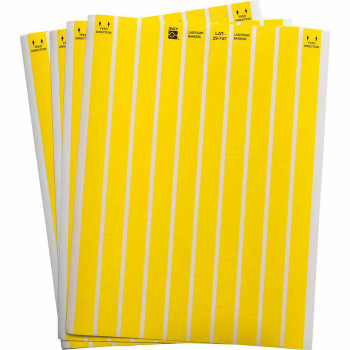 Brady LAT-29-747-10-YL LaserTab Laser Printable LAT-29-747-10-YL
