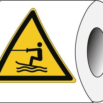 Brady W/W045/NT/PE-TRI100-250 ISO Safety Sign - Warning W/W045/NT/PE-TRI100-250