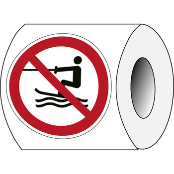 Brady P/P058/NT/PE-DIA100-250 ISO Safety Sign - No towed P/P058/NT/PE-DIA100-250