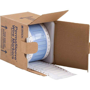 Brady PS-250-150-WT-S-3 PermaSleeve Wire Marking PS-250-150-WT-S-3