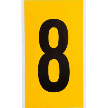 Brady 1570-8 Identical numbers and letters 1570-8