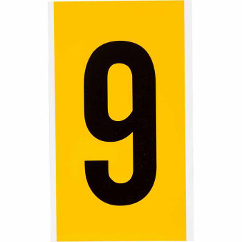 Brady 1570-9 Identical numbers and letters 1570-9