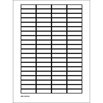 Brady WOB-1138-W.M.R Blank Write-On Labels on WOB-1138-W.M.R