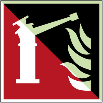 Brady F/F015/NT-PP-PHOLUMC-100X100/1-B Fire monitor - ISO 7010 F/F015/NT-PP-PHOLUMC-100X100/1-B