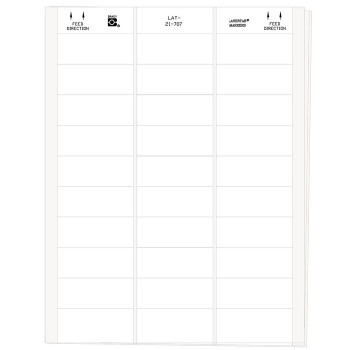 Brady LAT-21-707-1 LaserTab Laser Printable LAT-21-707-1