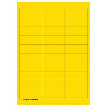 Brady WOB-2256-G.O.R. Blank Write-On Labels on WOB-2256-G.O.R.